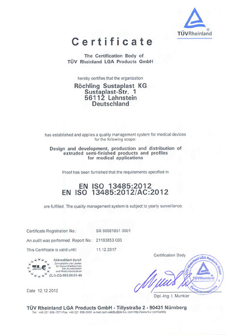 Roechling-Sustaplast-EN-ISO-13485-2012-yktg-com